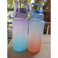 2 liter hourly graduated water bottle
