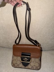 Coach Signature Morgan Square Crossbody Bag