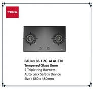 Teka GK Lux 86.1 2G AI AL 2TR Gas on Glass Built In Hob