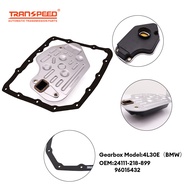 TRANSPEED 4L30E Auto Transmission Cotton Oil Filter & Oil Pan Gasket For BMW