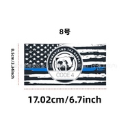 Gear Berbasikal Pelekat Kereta Amerika Jalur Biru Pelekat Bendera Amerika Biru dan Hitam Pelekat Pel