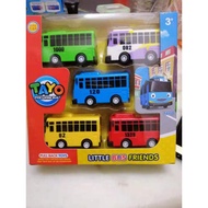 5 in 1toyo bus cartoon pull back TAYO little bus toy