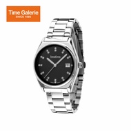 Instinc INS-DK05-SL-BK Silver Stainless Steel Band Men Watch