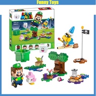 71440 Adventures with Interactive Luigi Building Blocks Fun Game Scene Toys Gifts for Boy and Girl