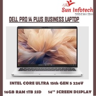 DELL PRO 14 PLUS PB14250 BUSINESS LAPTOP (NEW 15th GEN INTEL ULTRA 5 226V /16GB LP-RAM / 1TB M.2 NVM