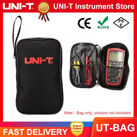 UNI-T Kit Bag 22*14*5cm Canvas Clamp Meter Multimeter Bag Storage Box Applicable to UNI-T And Variou