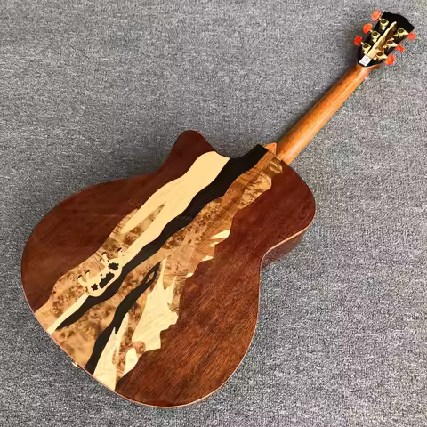 Merida Autumn 41" All Solid Wood Acoustic Guitar Cutaway AAA Cedar Guitar