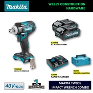 MAKITA IMPACT WRENCH 40V TW005G HIGH TORQUE 630NM