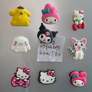 Cute Cartoon ins Kuromi Refrigerator Sticker Hello Kitty Magnet Cinnamon Dog Leave Photo Magnet