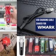 WMARK Usb Charger Adapter Cable Electric Shaver NG 103 2025 407 408 409 411 VGR 092 Trimmer Clipper