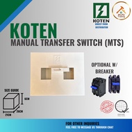 Koten Manual Transfer Switch (MTS) (TWC) Bolt-On (HPH) Optional w/ Koten Breakers