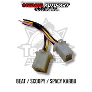 ( Per 2 Pcs )Soket CDI Beat Karbu KVY | Soket CDI Honda Scoopy Carbu Spacy Karbu | Kabel Soket CDI B