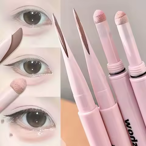 Double-end Lying Silkworm Eyeliner Shadow Highlight Glitter Matte Aegyosal Pen Natural Long Lasting 