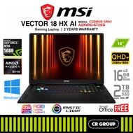MSI Vector 18 HX AI A2XWIG-672SG - Intel Core Ultra 9-275HX -  GeForce RTX 5080 - 32GB RAM - 2TB SSD
