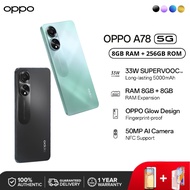 A78 PRO 5G Smartphone (8GB RAM + 256GB ROM/33W SUPERVOOC/50MP AI Dual Camera/8GB Extended RAM)