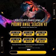 [AZZSTORE] Joki Mobile Legends MLBB Murah Malaysia/MLBB  Boosting Rank /ML Boost/joki ml/joki mlbb