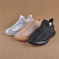 Soft Jelly Bottom Men's Clunky Sneakers Running Shoes Cut Out Breathable Coconut Style Walking Fitness Long-Distance Running Shoes