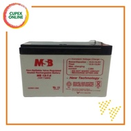 MSB SLA Battery 12V 4.5AH / 5.5AH / 7.6AH / 9AH / 18AH (cupex)