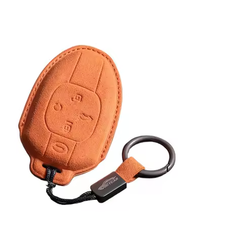 Suede Key Fob Cover for Trumpchi M8/GA6/GA8/GS3/GS4/GS5/GS7/GS8/Shadow Leopard/Shadow Cool/ES9/E8/E9