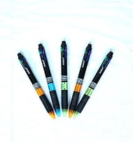 4 In 1, 0.7mm Color Ball Point Pen With Rubber Grip Set of 5 (BL-164B)
