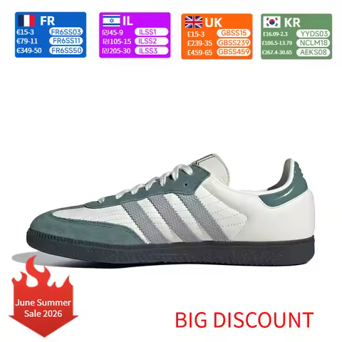 adidas Originals Samba Leather Low-Top Sneakers - Unisex Style JP9222