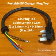 ⚡13A EV Plug Top Portable EV Wallbox Charger Repair Modify Upgrade Service Heavy Duty UK 3 Pin Plug