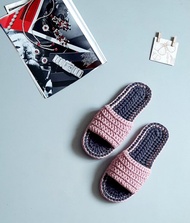 天然拖鞋 針織人字拖 透氣棉 家居鞋