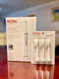 Solac 電動牙刷 (連3個牙刷頭)- 櫻花粉