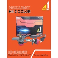 A1 Lighting LED Headlight H4 3 Colors L65w H70w – Modern & Stylish Car Headlights