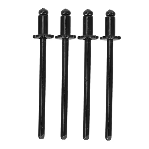 4PCS Aluminum Rosette Rivets High Strength Rustproof Long Lasting Replacement for AMC VIN DOOR TAG B
