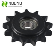 NOONOPH Convex Idler Gear, C45 Carbon Steel 13 Tooth Chain Idler Sprocket, with Insert 10mm Bore 1/2