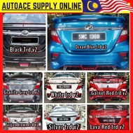 PERODUA BEZZA 2016 2017 2018 2019 2020 2021 SPOILER V2 WITH PAINT OEM Emblem Logo Trd Bezza Spoiler