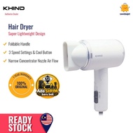 KHIND Pengering Rambut Hair Dryer (1000W) HD1002