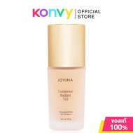 JOVINA Luminous Radiant Veil Foundation SPF30 PA+++ 30g โจวีน่า รองพื้นที่ให้การปกปิดแบบ Medium-Full