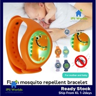 iPii Anti Mosquito Repellent Bracelet Watch With Glowing Light Jam Tangan  / Penghalau Nyamuk For Baby Kids儿童防蚊卡通手表手环