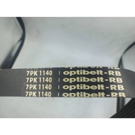 Front Belt For NISSAN TIIDA 1.6 Engine HR16 Year 2006–2012/7PK1140 (7PK-1140)