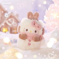 Sanrio堆雪人系列 中國限定毛絨公仔掛件 Hello Kitty