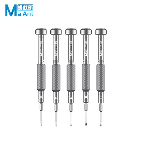 Ma-Ant MY-901 Ant Knight Precision Professional Screwdriver Y0.6 PH000 Pentalobe 0.8 M2.5 T1 T2 Bits
