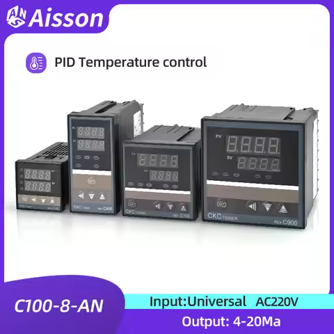 PID Temperature Controller 220VAC 4-20mA Output Digital Thermostat Universal Input K E J PT100 CU50