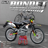 Decal STICKER KLX BF 150 MOTORCYCLE STICKER free custom design