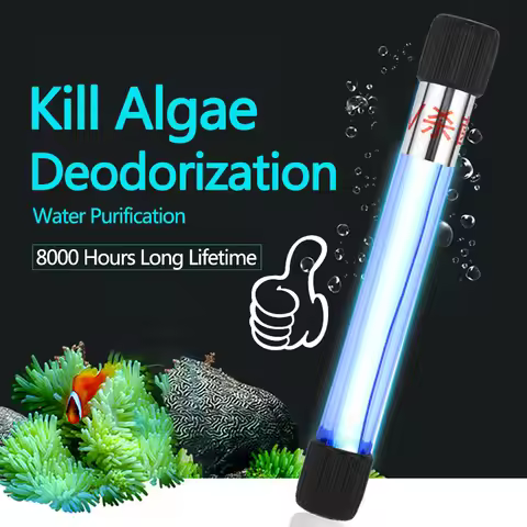 Aquarium UV Light Submersible Sterilization Lamp 5~11W For Fish Tank