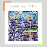 Gosok Panci Stainless 1 Lusin/ Gosok Panci 12 Pcs/ Sabut Cuci Piring/ Sabut Stainless/ Gosokan Pirin