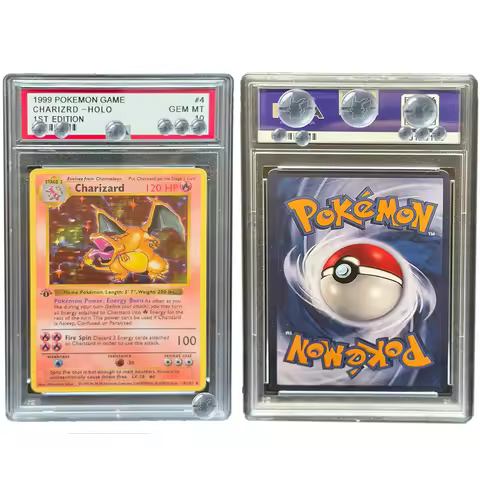 1999 POKEMON GAMECHARIZRD 1ST EDITIONI DIY Proxy PTCG Graded Collection Card Special Art Rare GEM MT