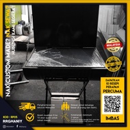 BBQ Grill Tong Drum BBQ Size 200L Drum BBQ Half Set With Flat Cover Big Size Version Suitable For Ho
