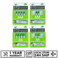 Original USB Type-C Fast Charging Rechargeable Battery AA AAA C2 D1 9V 1.5v Li-Ion Rechargeable Batt