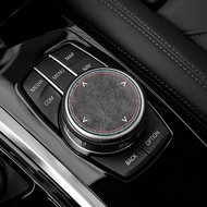 Top Suede For BMW 1er F20 F21 F40 3er F30 F31 F35 3GT F34 Car Multimedia Button Trim Sticker Anti Sc