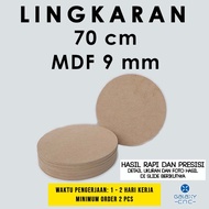 Circle 70 cm - MDF 9 mm - MDF board MDF wood board/