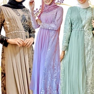 BAJU TUNANG / DRESS TUNANG LACE / BAJU TUNANG LACE / BAJU AKAD NIKAH MURAH / WEDDING DRESS MUSLIMAH / DRESS INDONESIA