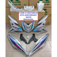 Rapido Cover Set Yamaha Y15ZR V1 V2 Exciter150 20th Anniversary White Black Accessories Motor Y15 Ys