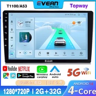 [Best Quality Topway Android 14 ]TS10(7862S)TS18 Car Android Player 9/10inch 2din Car Radio Multimed